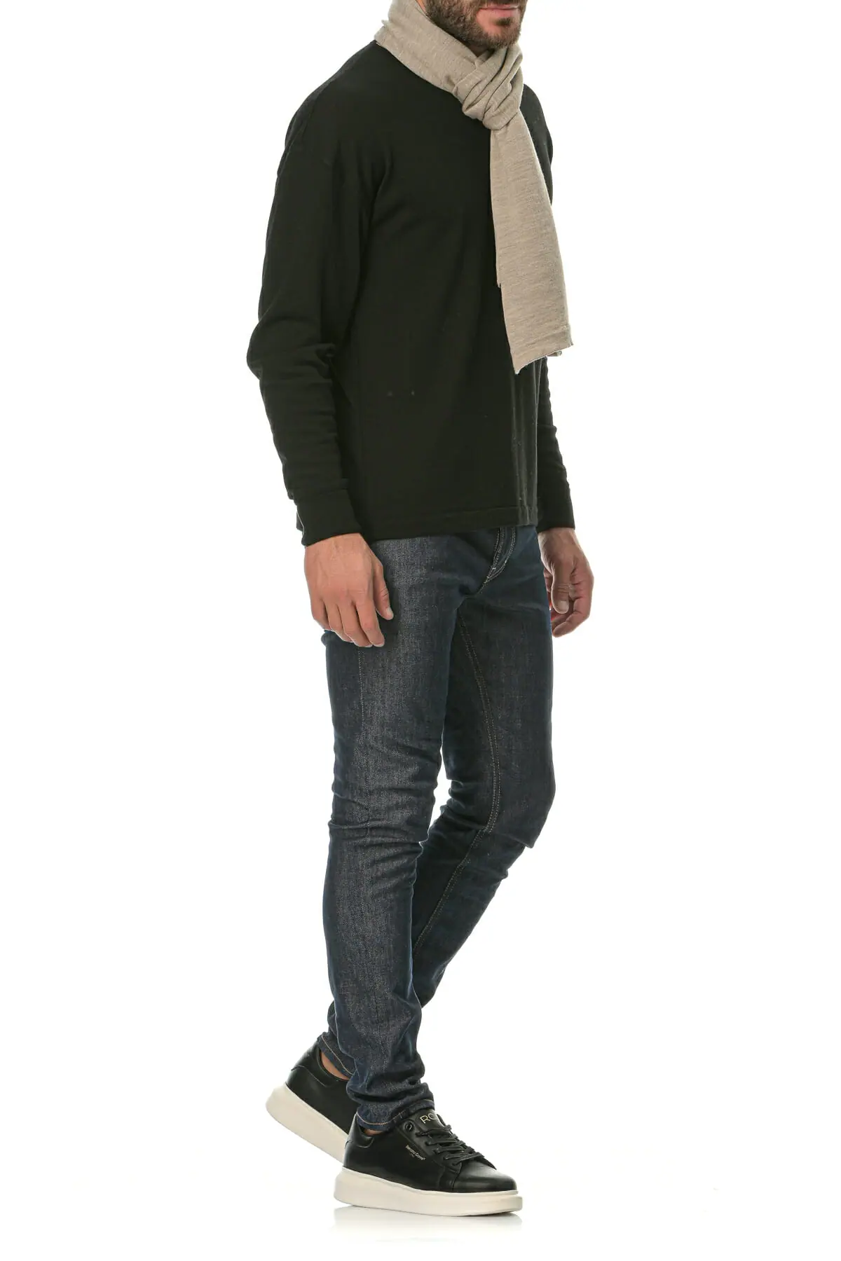 Merino Wool natural Man Scarf - Image 6