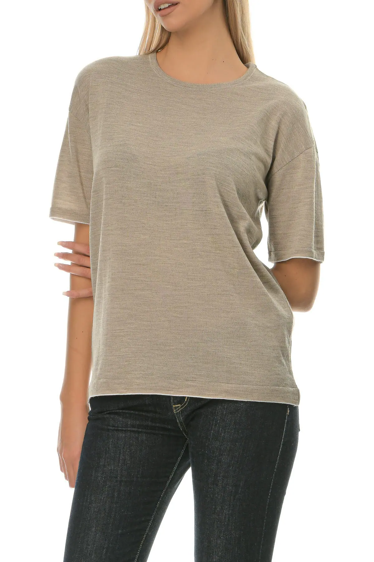 Merino Wool natural T-Shirt - Image 2