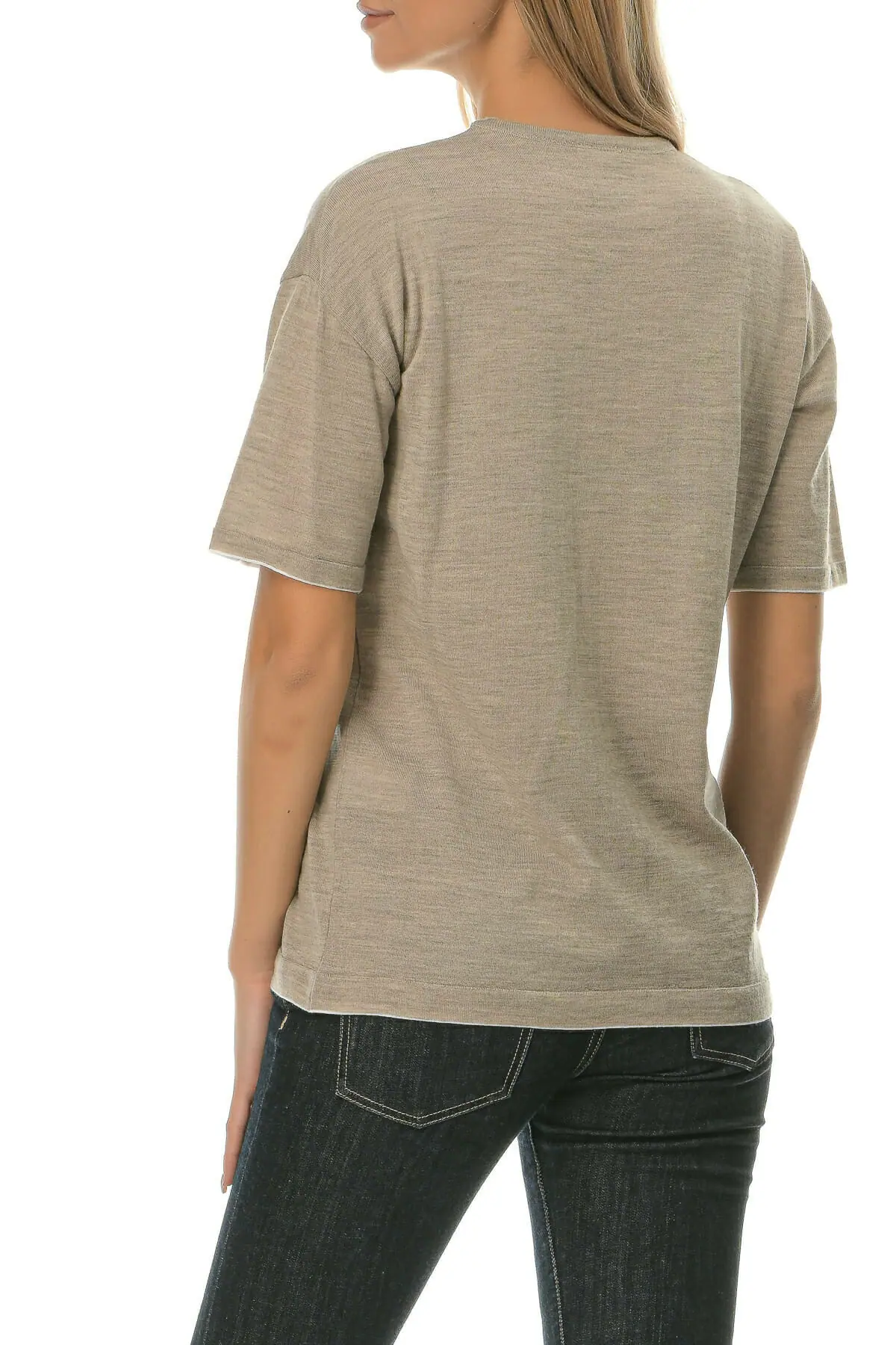 Merino Wool natural T-Shirt - Image 3