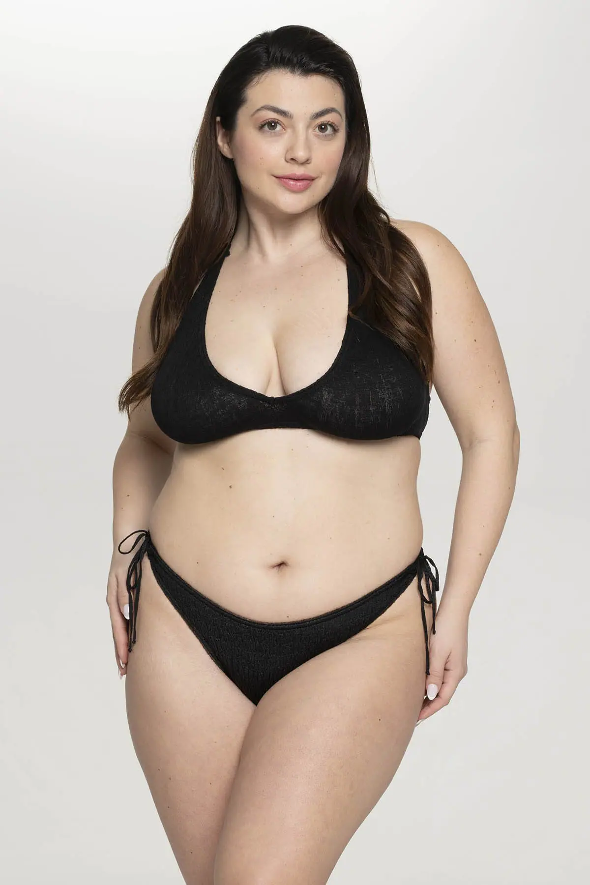 Μαγιό Μπικίνι Τριγωνάκι Μονόχρωμο Μαύρο - Image 24