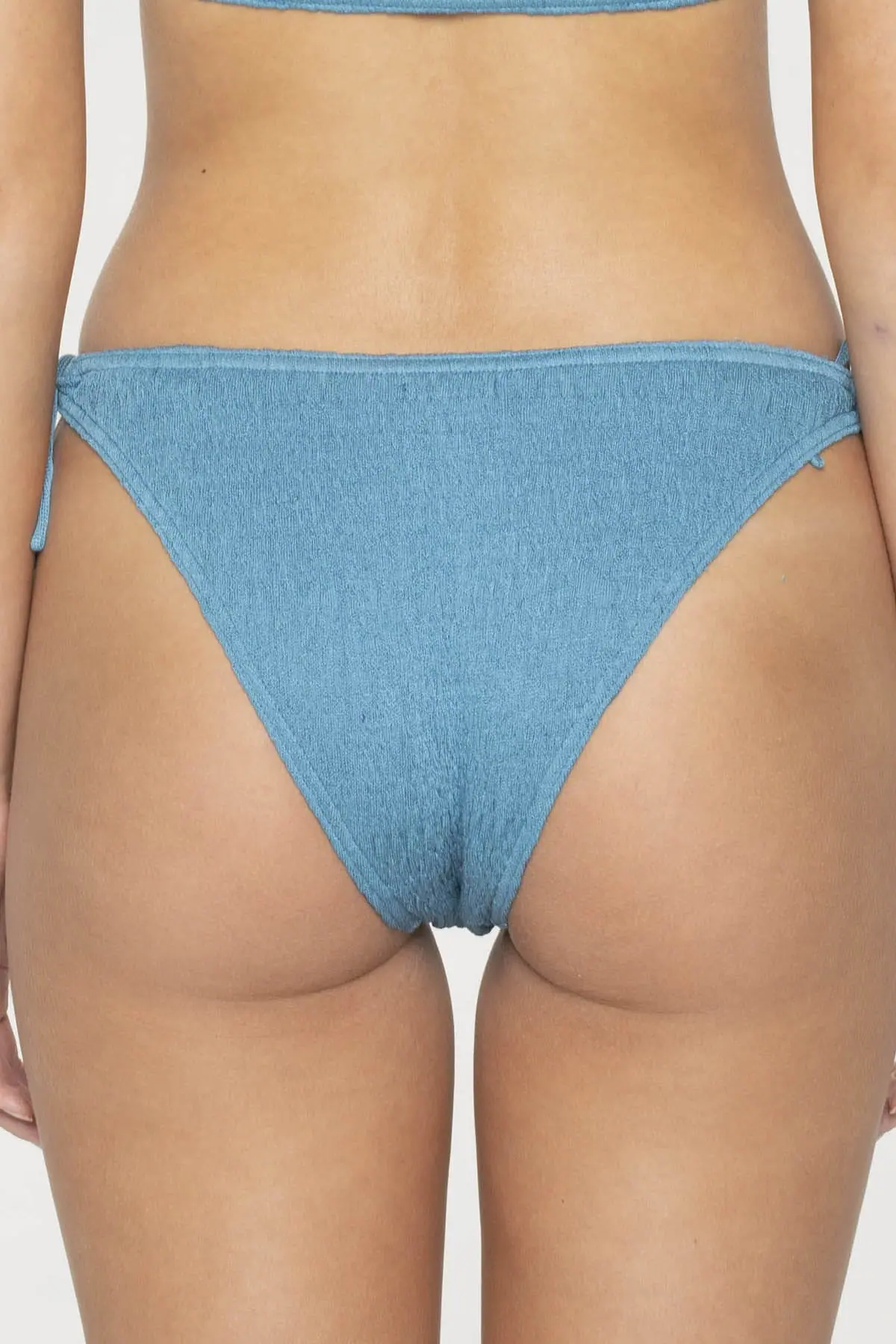 Swimwear Bikini Triangle Monochrome Agean Blue - Image 32