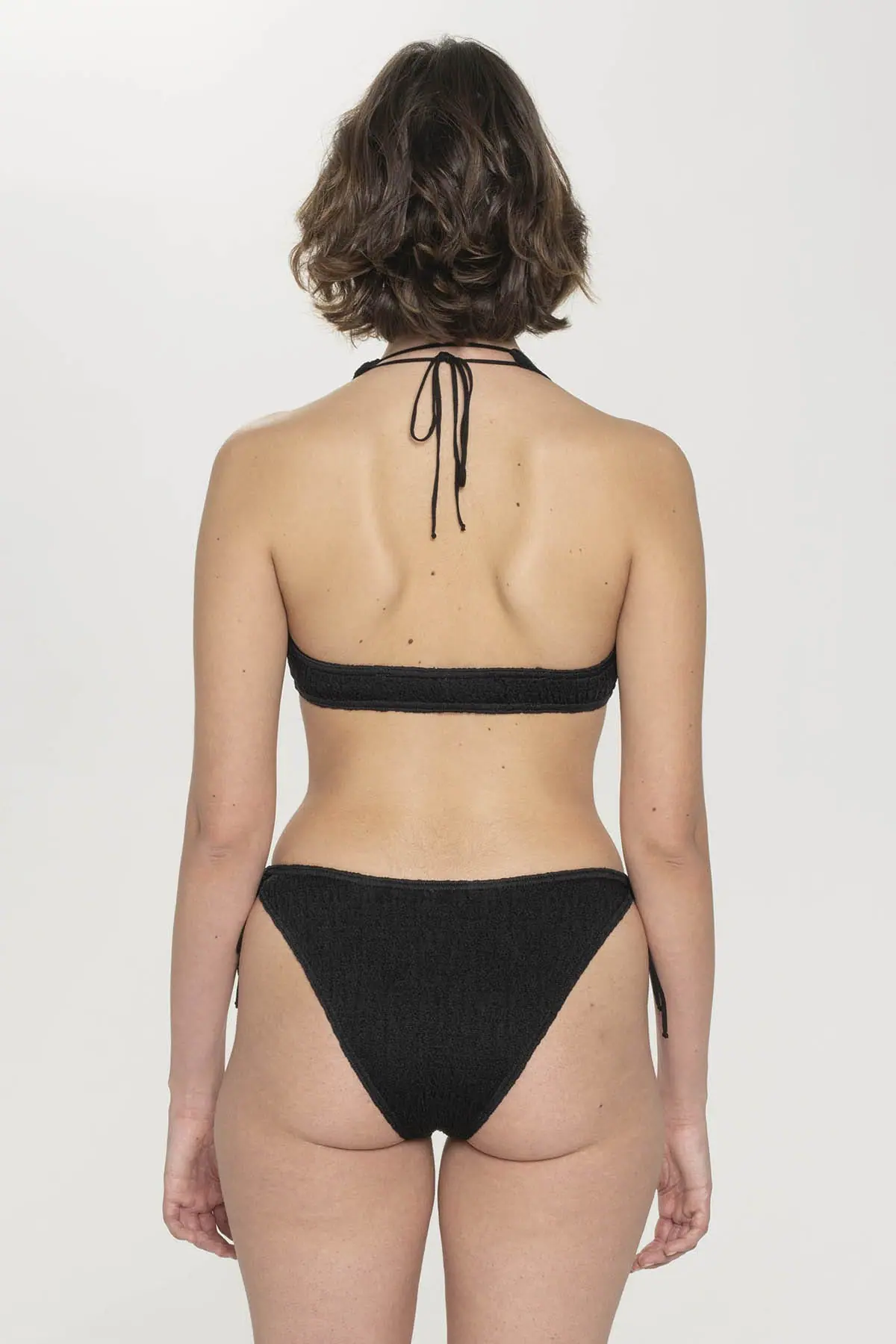 Μαγιό Μπικίνι Τριγωνάκι Μονόχρωμο Μαύρο - Image 7